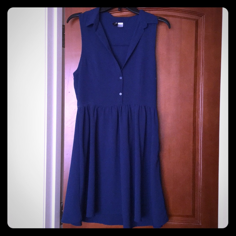 Blue Skater Dress